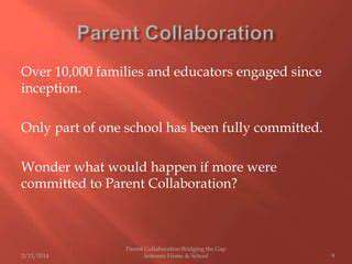 CollaborationandCommunication:BridgingtheGapBetweenHomeandSchool