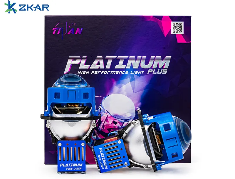 Nâng Tầm Đẳng Cấp Xế Cưng Cùng Bi Laser Titan Platinum Plus Nhiệt Màu 5000K