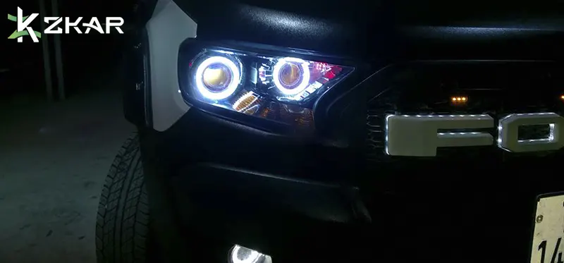 Trung Tâm Độ Đèn Bi LED Tăng Sáng Cho Xe Ford Ranger Chuyên Nghiệp Tại Sài Gòn