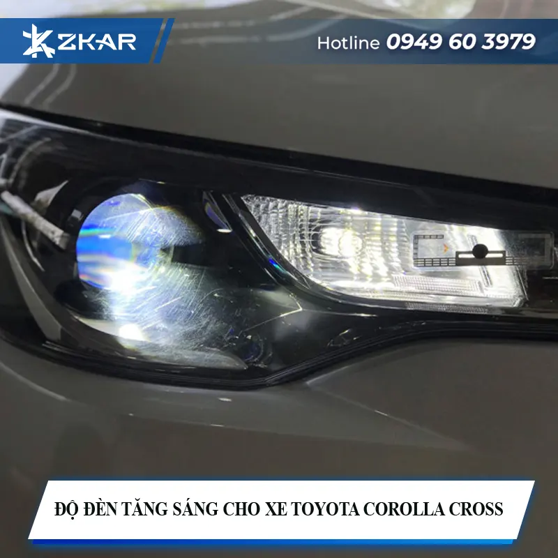 Độ Đèn Tăng Sáng Cho Xe Toyota Corolla Cross Tại TPHCM