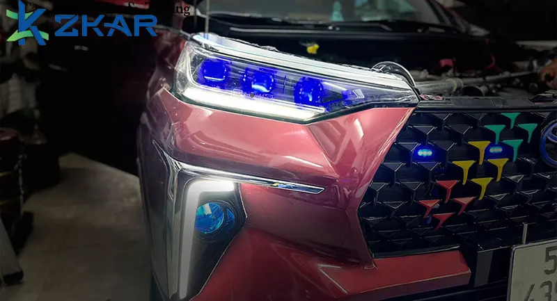 Trung Tâm Độ Đèn Bi LED Tăng Sáng Cho Xe Toyota Veloz Cross Chuyên Nghiệp Tại Sài Gòn