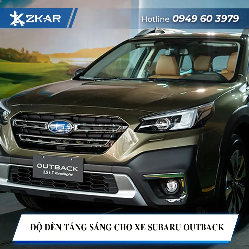 Độ Đèn Tăng Sáng Cho Xe Subaru Outback Tại TPHCM